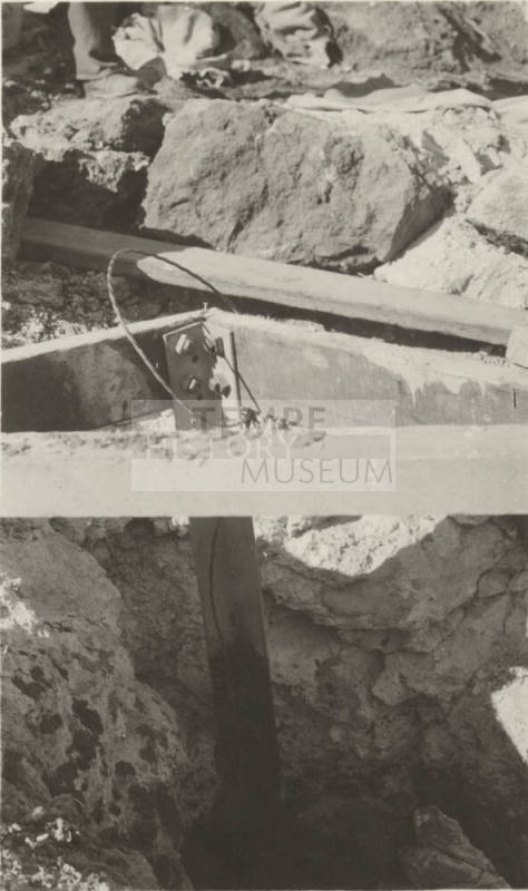 Tower footing in Rocky terrain for Horse Mesa Line
