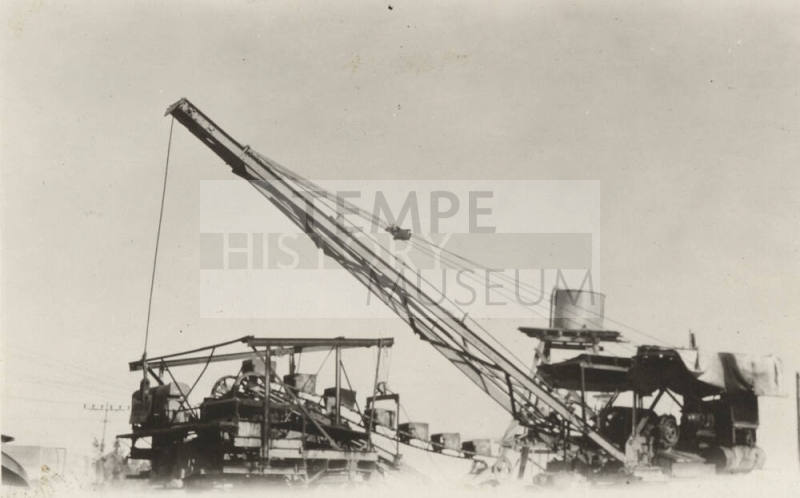 Photo-View of trenching and drilling equipment