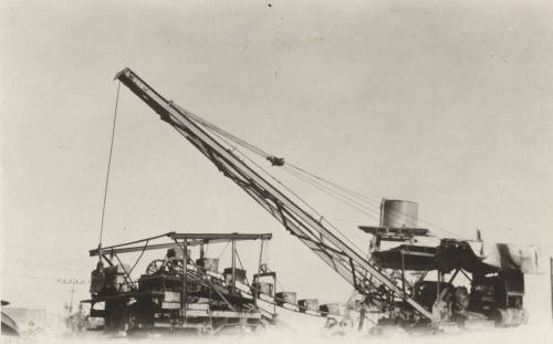Photo-View of trenching and drilling equipment