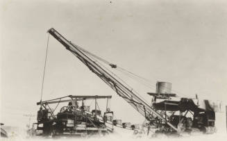 Photo-View of trenching and drilling equipment
