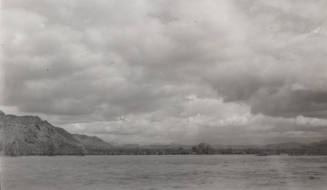 Photo-View of the Salt River flowing above the Granite Reef Diversion Dam