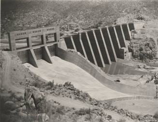 Photo- View of Bartlett Dam upon completion