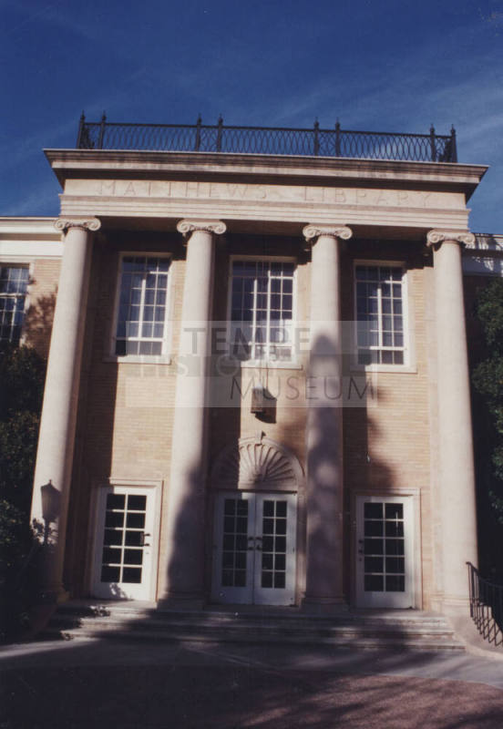 Matthews Library; Arizona State University, Tempe, AZ