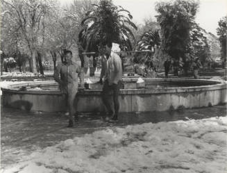 Fall semester of 1936-37,  snow-filled morning Arizona State Teachers College