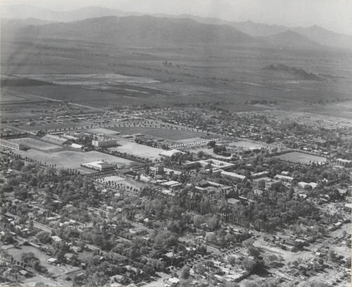 1951 aerial view of thecampus at Arizona State University