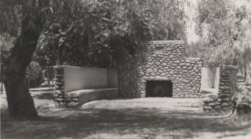 Kalakagathia fireplace for Camp Fire girls at Arizona State University