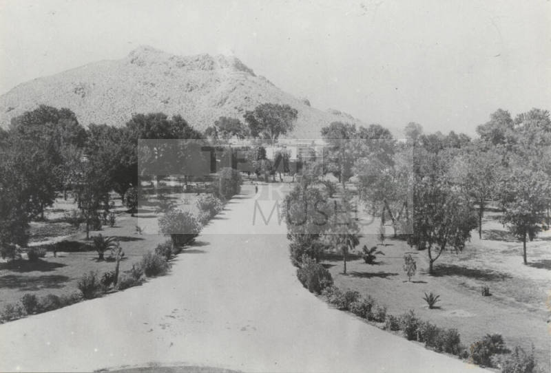 View north toward "A" Mountain at Arizona State University