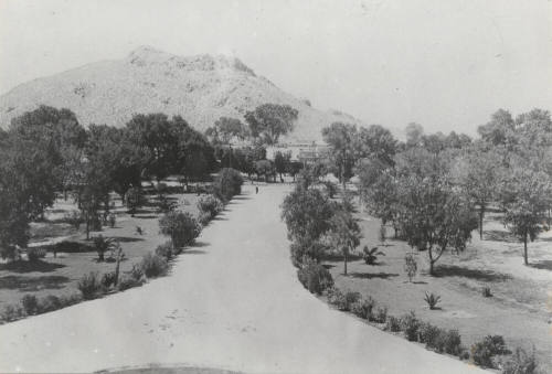 View north toward "A" Mountain at Arizona State University