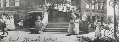 Front stairway to Old Main at Arizona State University