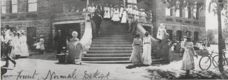 Front stairway to Old Main at Arizona State University
