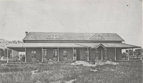 The first building of the Arizona Territorial Normal School in Tempe