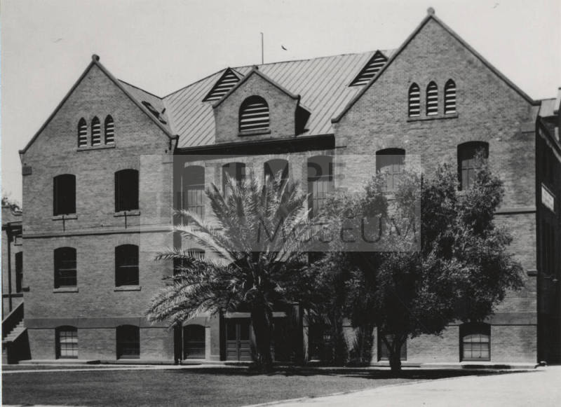 Auditorium constructed in 1909 showing east view of Arizona Normal School