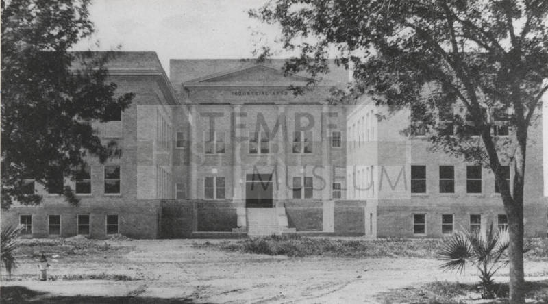 Industrial Arts building constructed in 1914 at Arizona State University