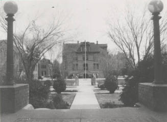 The Auditorium, the Science-Administration building and Old Main