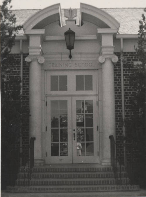 Front door to training school at Arizona State University