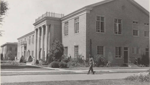 Matthews Library showing completed expansion at Arizona State University
