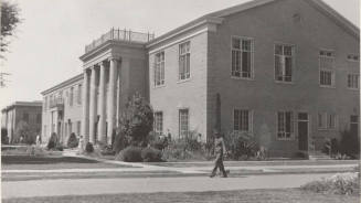 Matthews Library showing completed expansion at Arizona State University