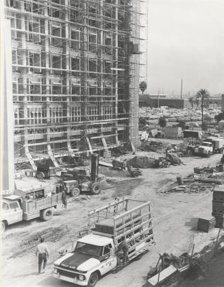 Charles Wexler Mathematics building under construction at Arizona State University