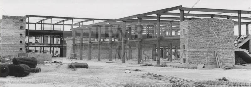 Administration Building during construction at Arizona State University