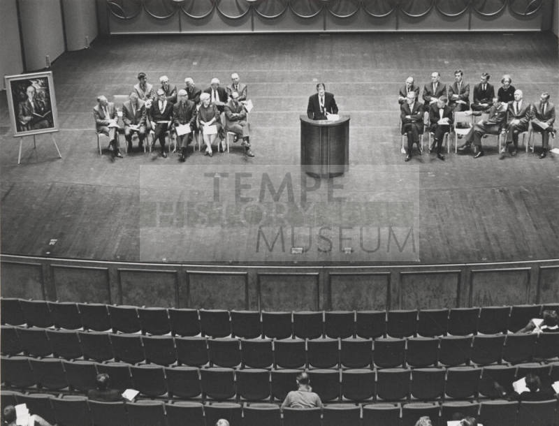 Dedication of Ira D. Payne Education Complex with classrooms, offices, etc.