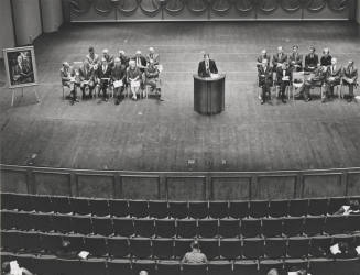 Dedication of Ira D. Payne Education Complex with classrooms, offices, etc.