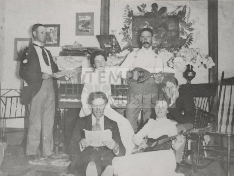 Boarding Club's social gathering before Alpha Hall