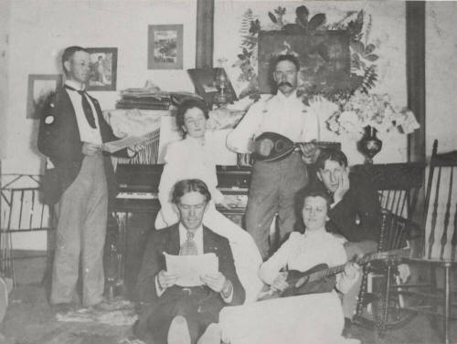 Boarding Club's social gathering before Alpha Hall