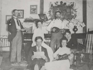 Boarding Club's social gathering before Alpha Hall