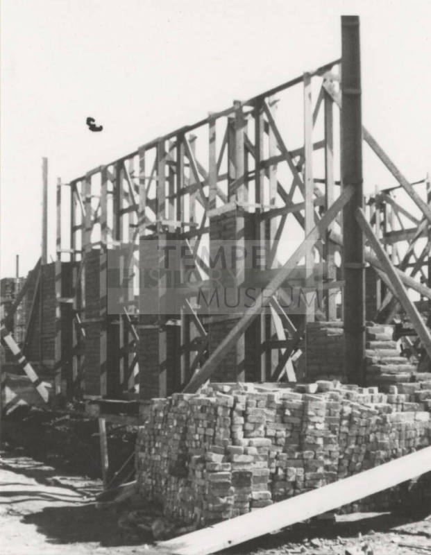 B.B. Moeur Activity Building under construction