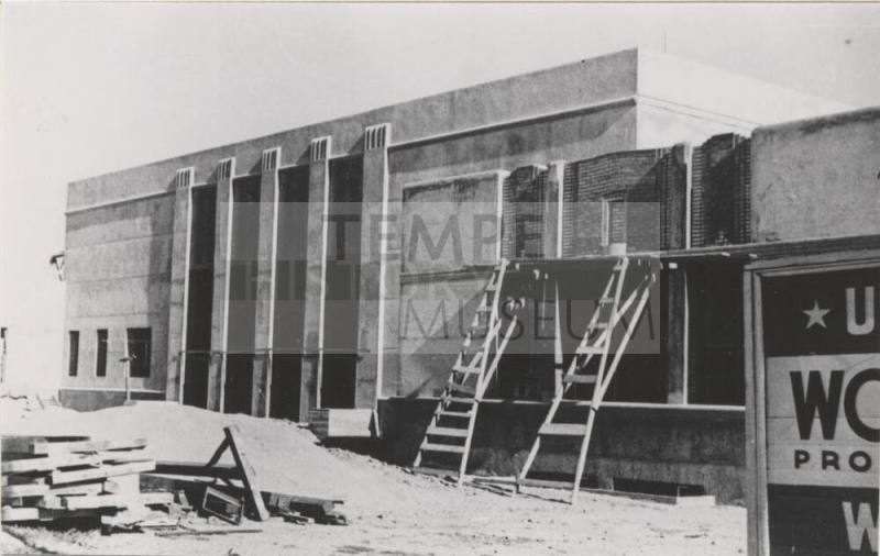 B.B. Moeur Activity Building under construction