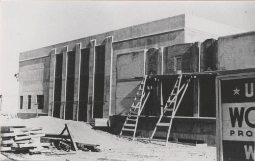 B.B. Moeur Activity Building under construction