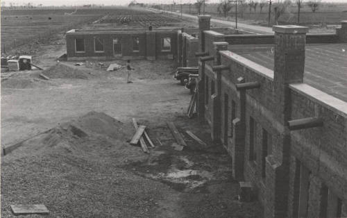 Palm Grove Apartments and Cannery under construction on South Mill Avenue