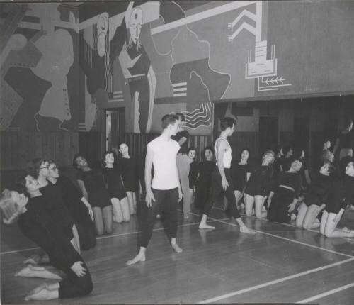 Students in Activities Center Ballroom