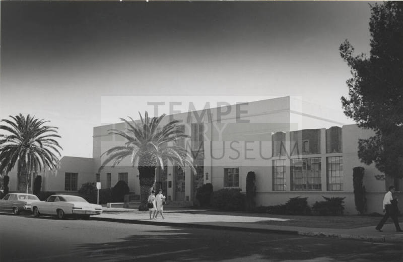 Front of B. B. Moeur's Activities Building