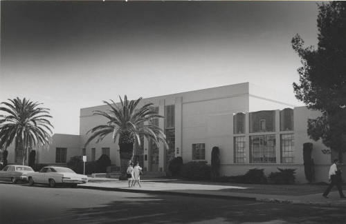 Front of B. B. Moeur's Activities Building
