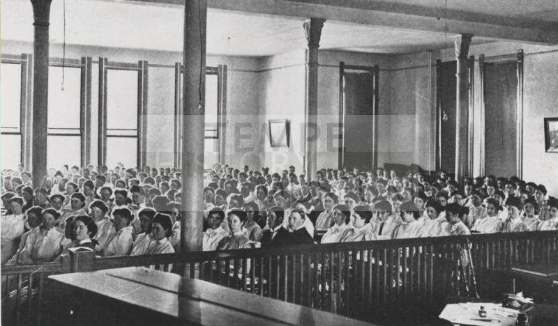 Assembly and Lecture Hall on second floor of Old Main