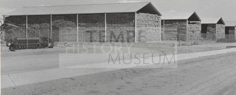 Hay storage at College Farm