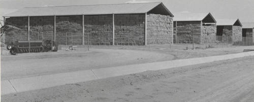 Hay storage at College Farm