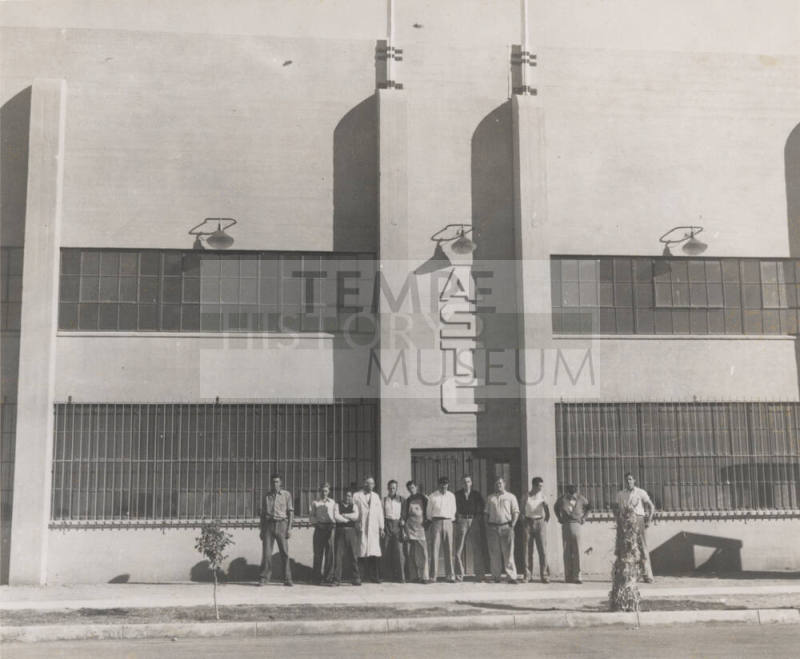 Completion of Goodwin Stadium at Arizona State University, and Prof. Lewis Neeb