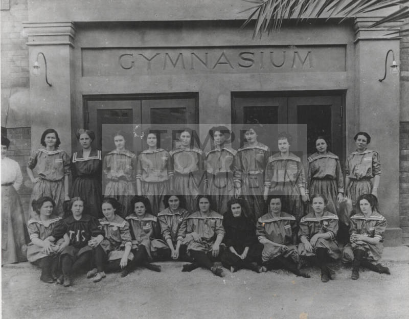Tempe Normal School Gymnasium, women's gym class