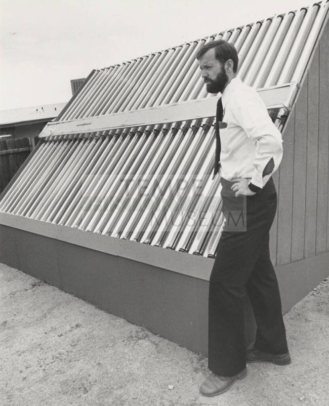 Arizona State University has had a long lived solar energy development program