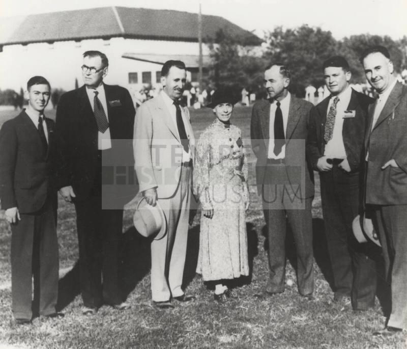 The 1934-35 Golden Jubilee Homecoming with dignitaries