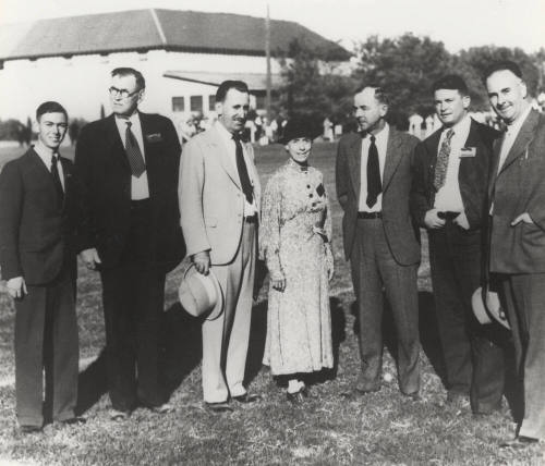 The 1934-35 Golden Jubilee Homecoming with dignitaries