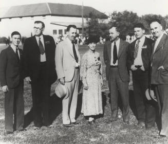 The 1934-35 Golden Jubilee Homecoming with dignitaries