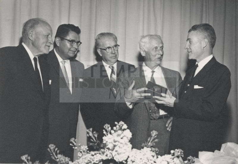 President G. Homer Durham presents Diamonds of Distinction to four leaders