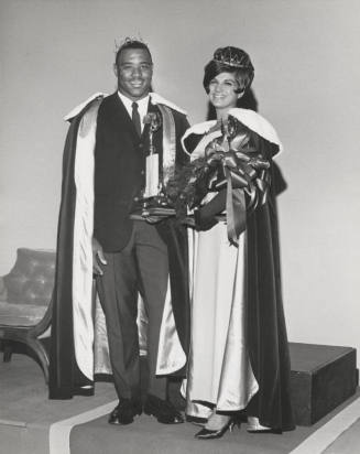 Homecoming King and Queen 1967 - Curley Culp and Carolyn Griez