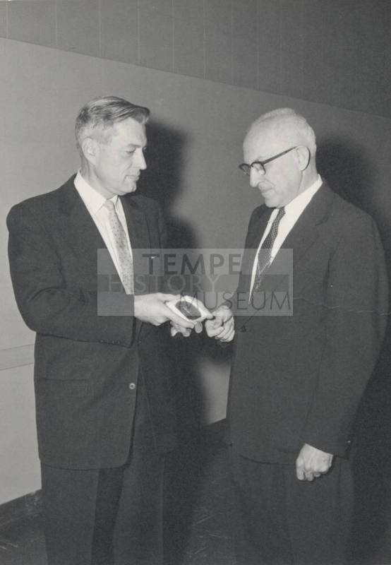 Presentation of award to Dr. H. D. Richardson