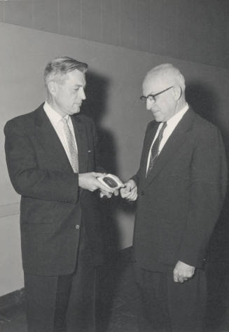 Presentation of award to Dr. H. D. Richardson
