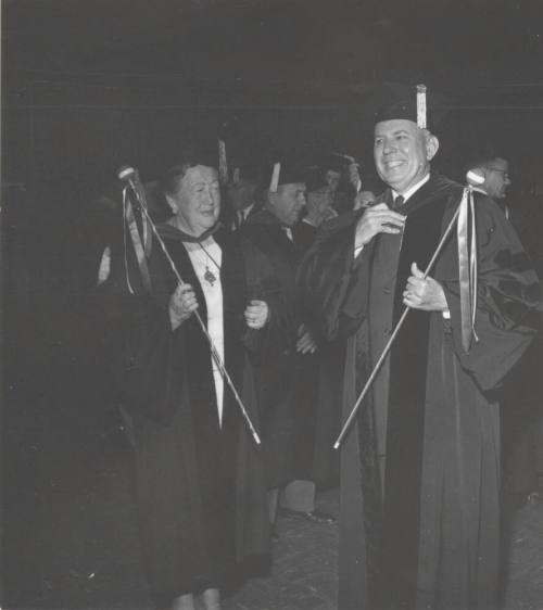 Marshalls Dr. Portnoff and Dr. Nutt for the Diamond Jubilee Procession