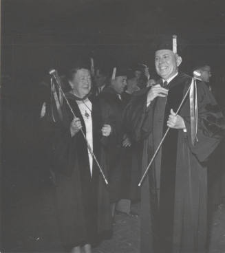 Marshalls Dr. Portnoff and Dr. Nutt for the Diamond Jubilee Procession